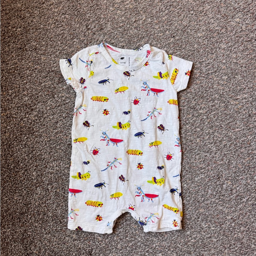 Monica + Andy colorful insect playsuit